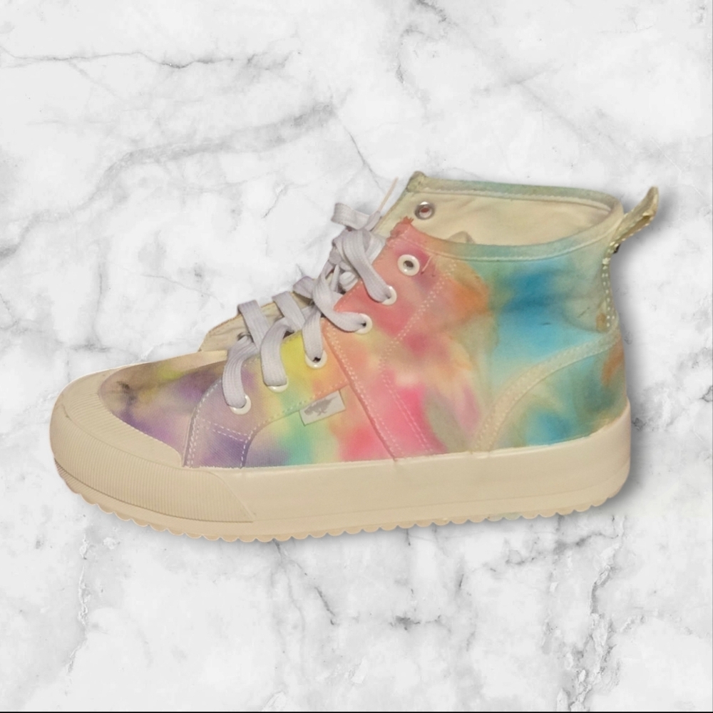 Rocket Dog Multicolor Tie-Dye High-Top Sneakers